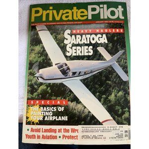 Private Pilot Aviation Magazine Jan 1993 Flight Aircraft Saratoga Flying